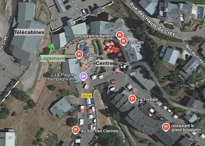 L’éterlou Au Pied Des Pistes, Vue Montagne La Plagne