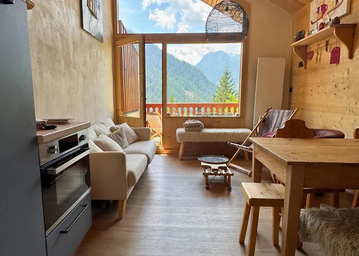 L’éterlou Au Pied Des Pistes, Vue Montagne *